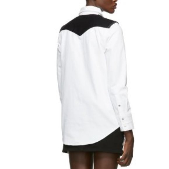 calvin klein jeans western denim shirt jacket NWT - Picture 3 of 5